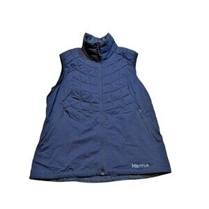 Marmot Womens Size Medium/Large Quilted  Lightweight Windbreaker Vest Full Zip